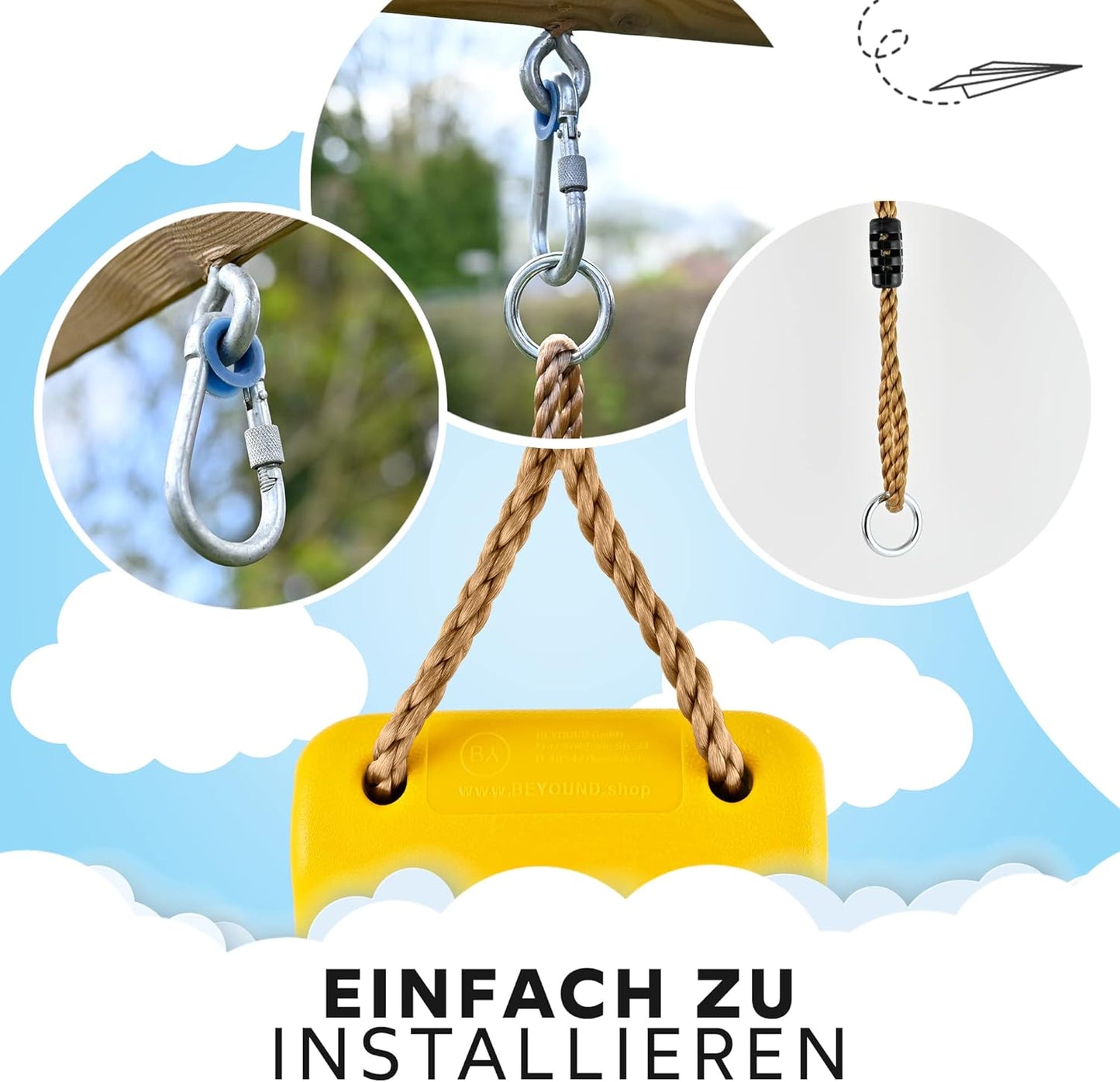 Sky Stormer Kinderschaukel, Gelb