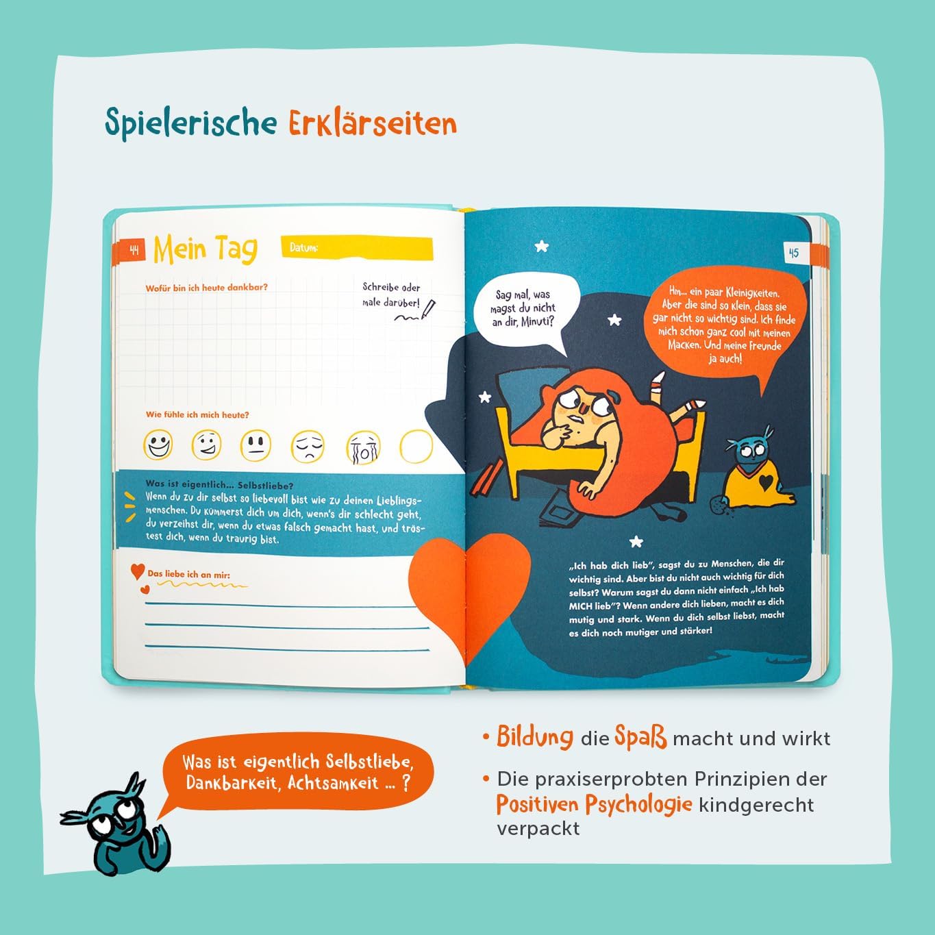 Das 6-Minuten Tagebuch für Kinder, Arizona Türkis