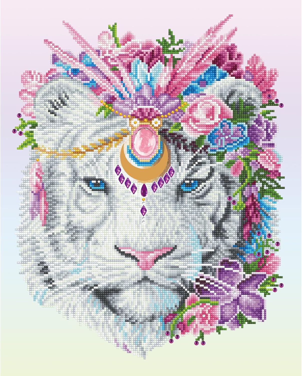 Diamond Painting Set Bohemian Tiger
