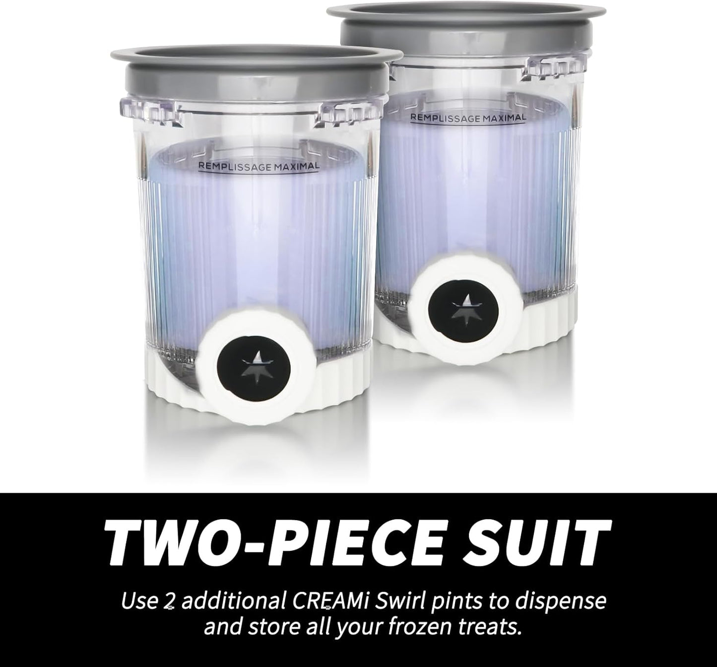 Eisbehälter-Set für Ninja CREAMi