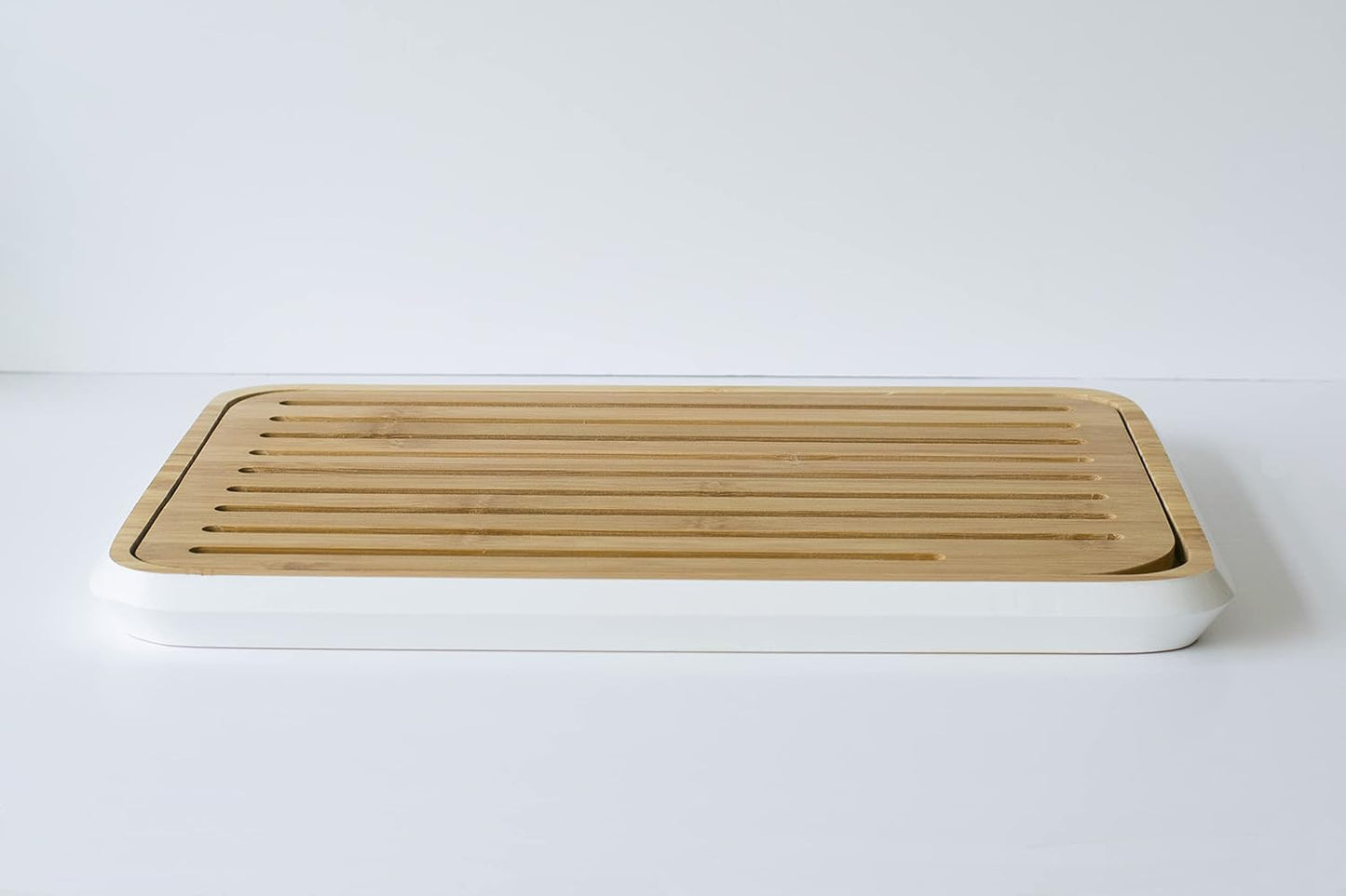 Brotschneidebrett, 25 x 35 cm, Weiss