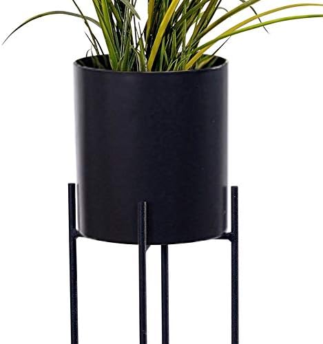 2er-Set Blumentopfständer, Schwarz