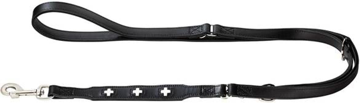 Verstellbare Führleine Swiss 200 cm, schwarz 1,3 x 200 cm