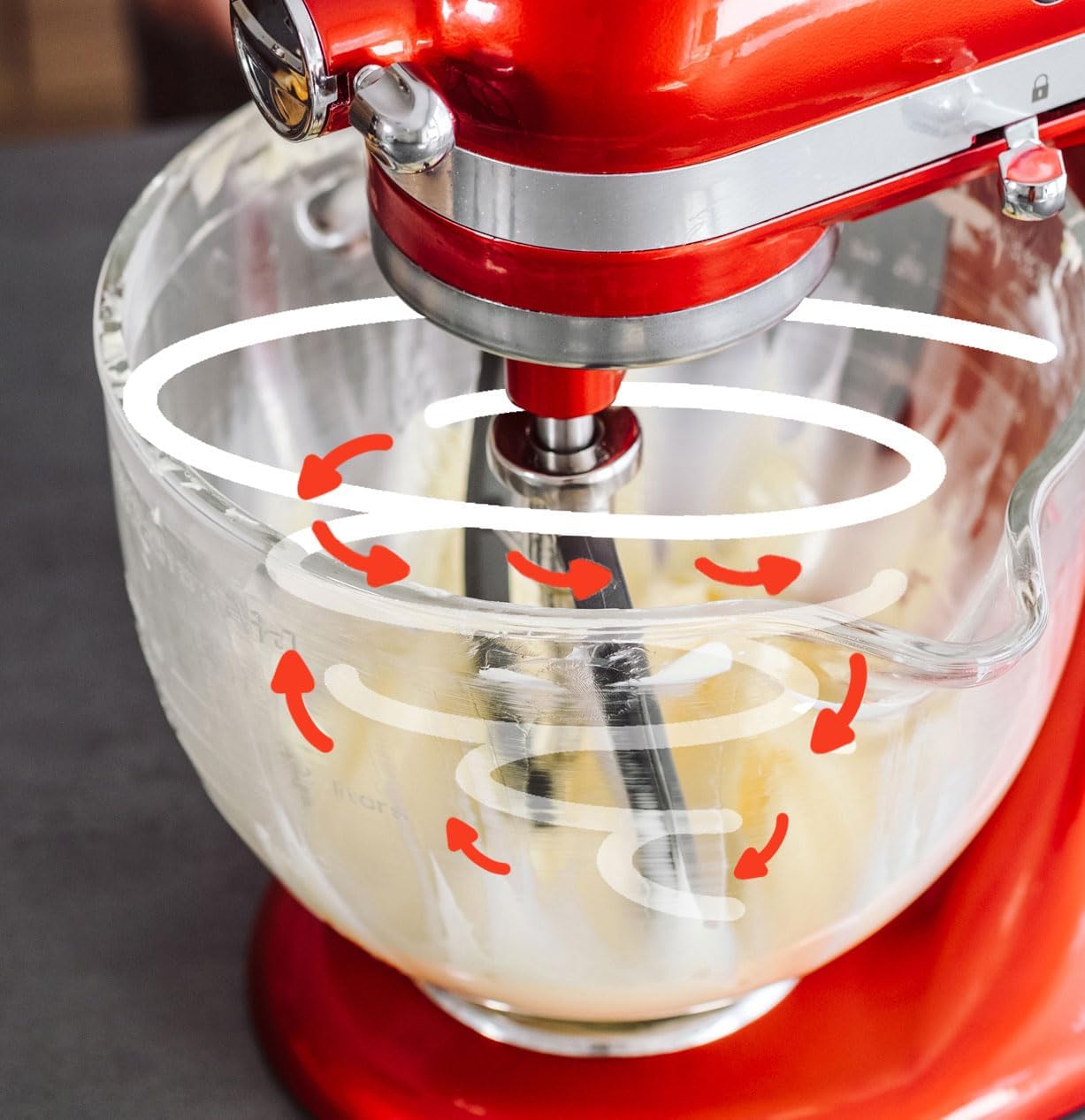 Profi-Flexirührer Tornado für Kitchen Aid