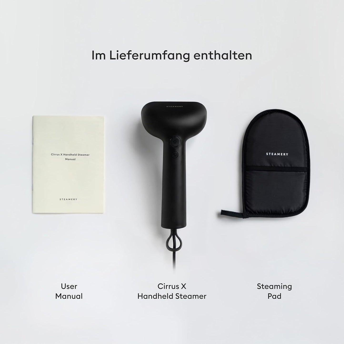 Dampfglätter Cirrus X, Schwarz