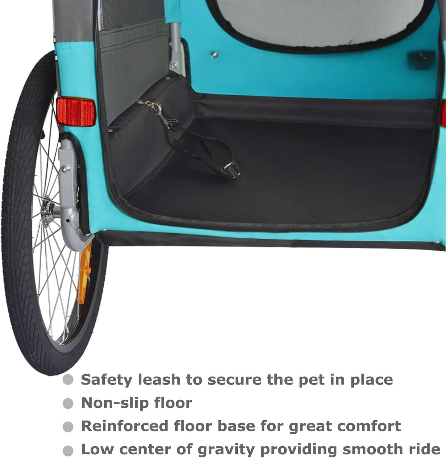 Veloanhänger für Hunde, BLAU