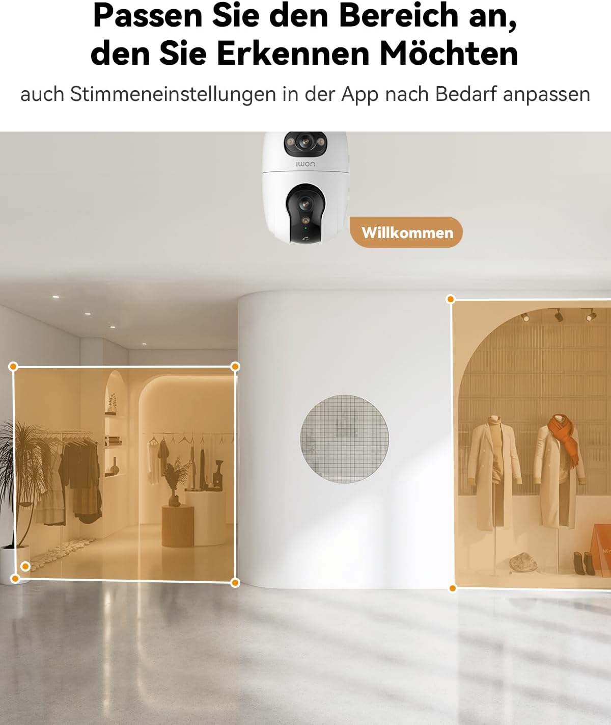 4MP Dual-Überwachungskamera mit Auto-Tracking, 4mp