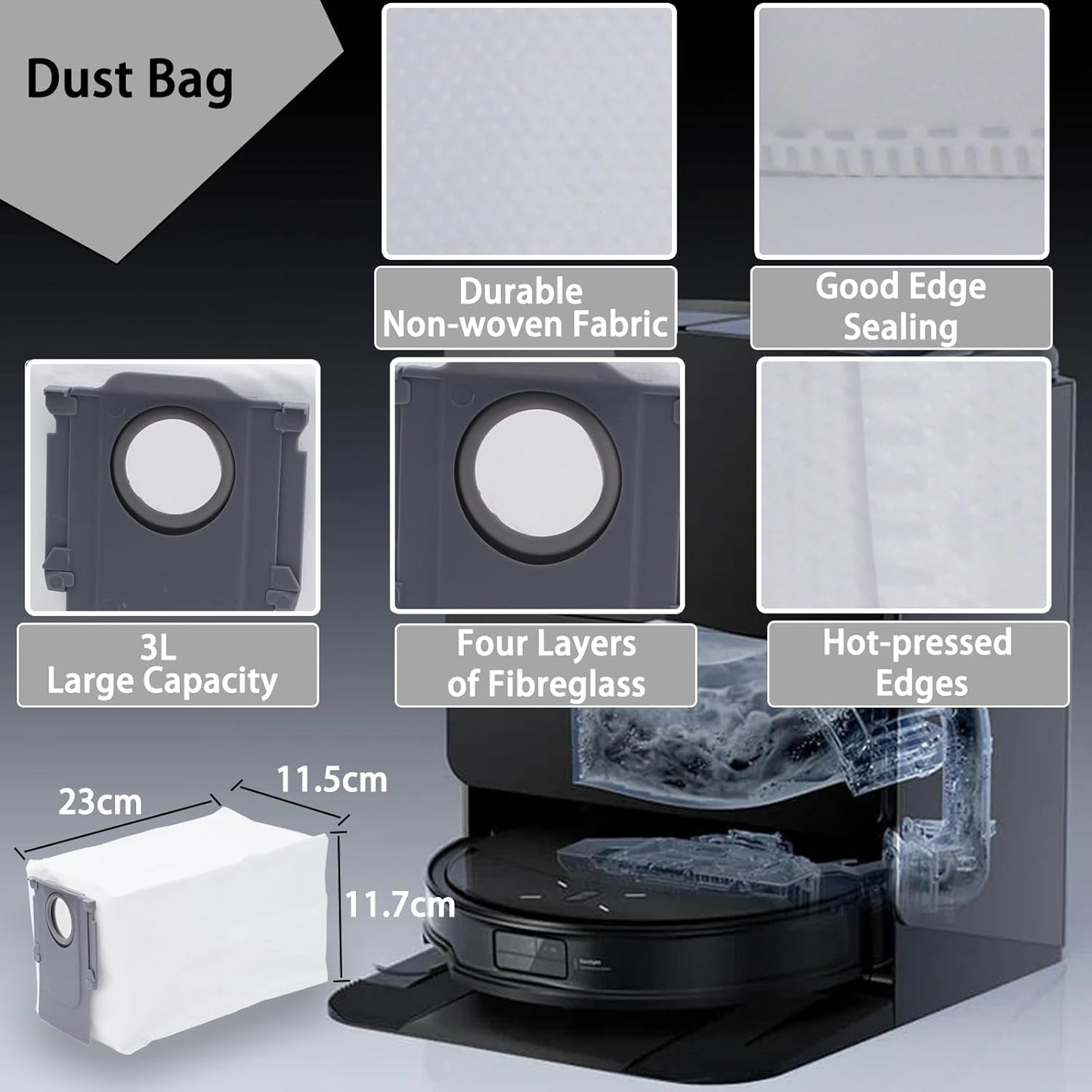 Zubehör-Set für Saros 10R Staubsauger (20-teilig), Für Saros 10r