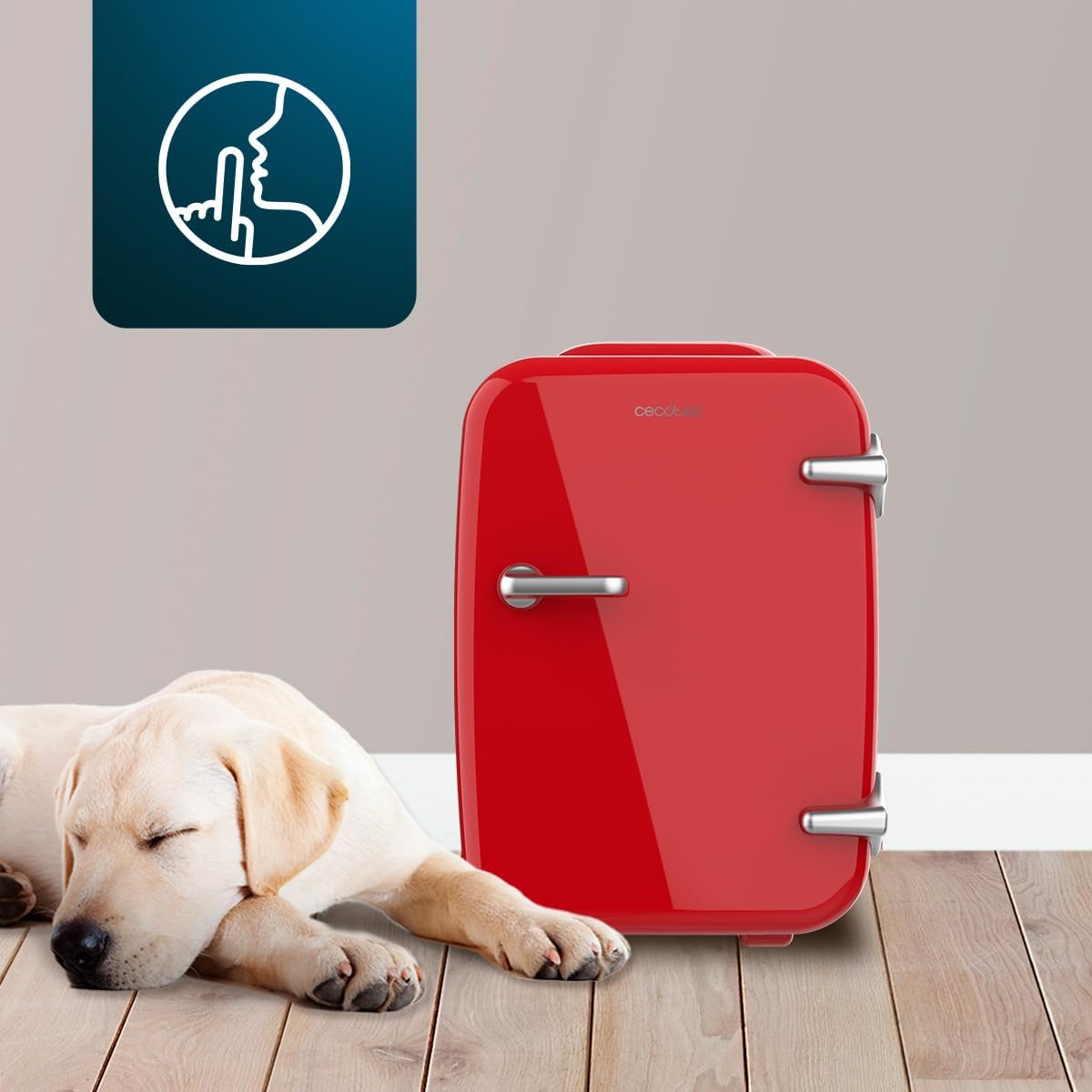 Mini-Kühlschrank Bolero mit Heizfunktion, 4 L | Habana Rot