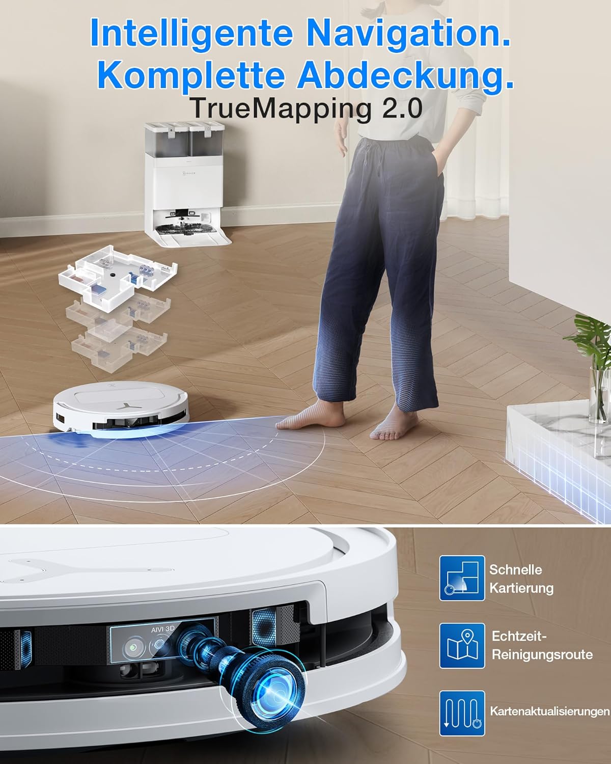 DEEBOT T50 Omni Saug- und Wischroboter