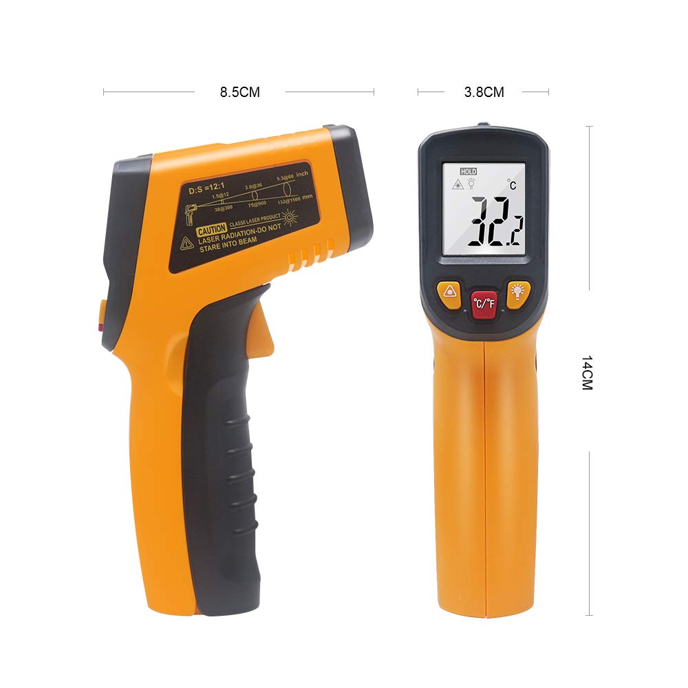 Infrarot Thermometer Laser-Temp-Messgerät, KT400Y