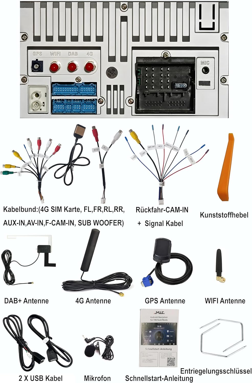 AO7-L2 Autoradio mit Navi für Opel-Modelle, AO8Lite