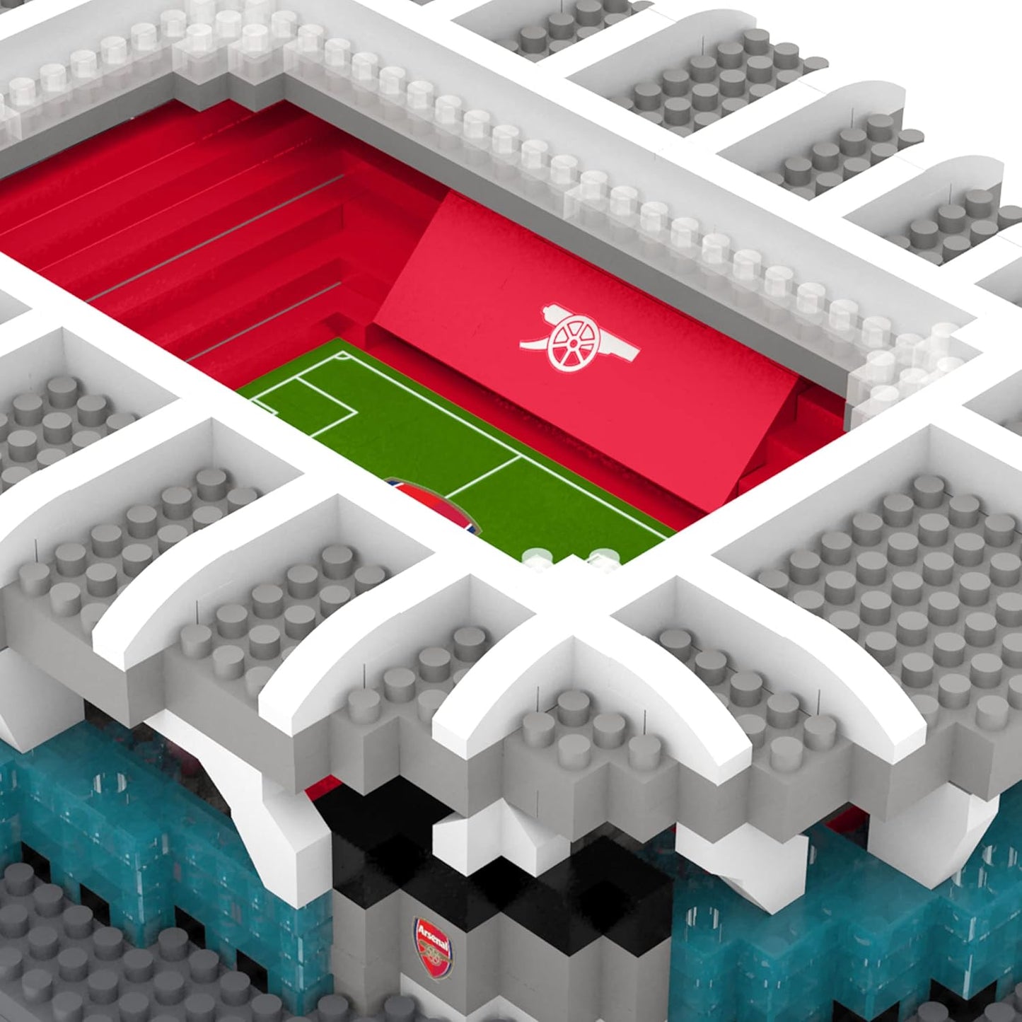 3D-Baustein-Stadion-Set Arsenal FC Emirates, Arsenal Fc (Emirates)