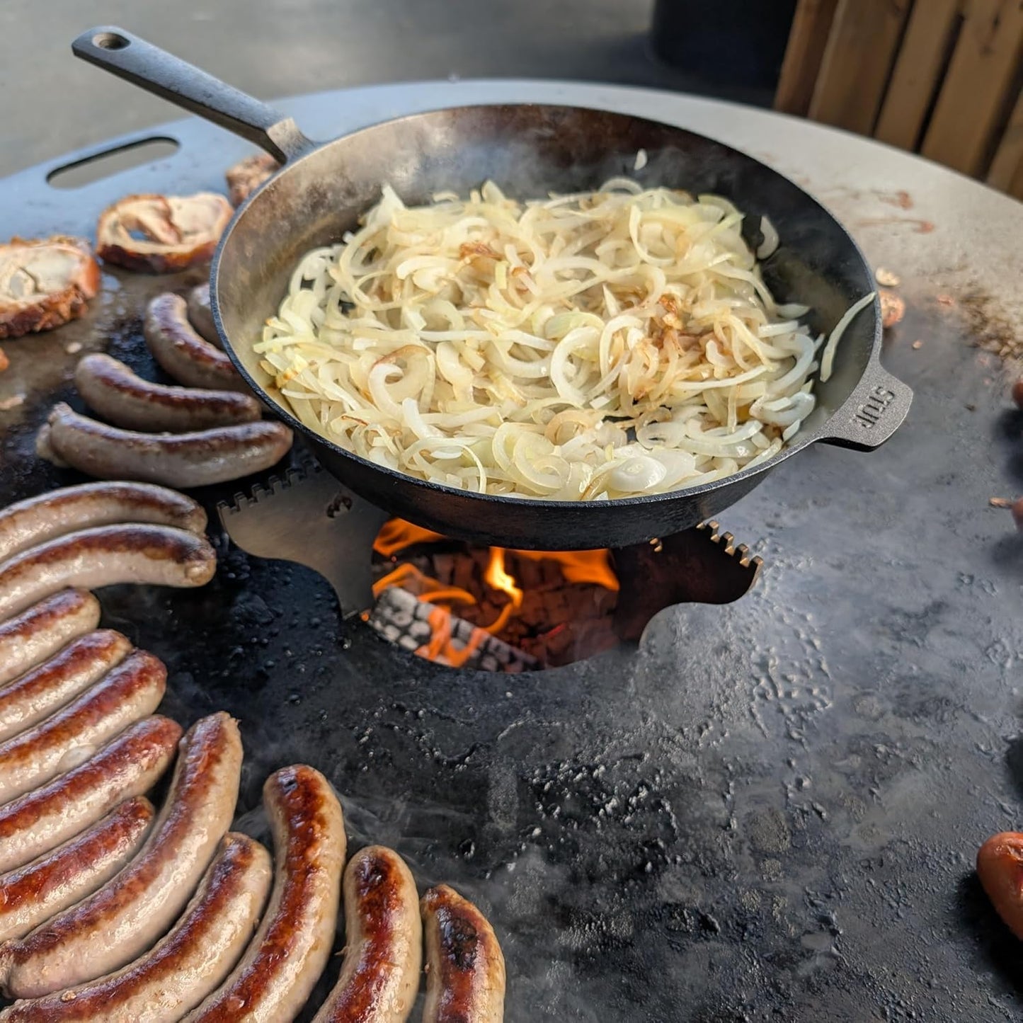 Dutch Oven Gestell für Feuerplatte, Dutch Oven Gestell für Feuerplatte