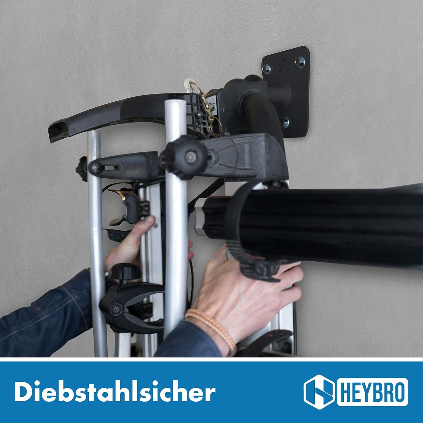 Universal Wandhalterung für Fahrradträger, Anthrazit