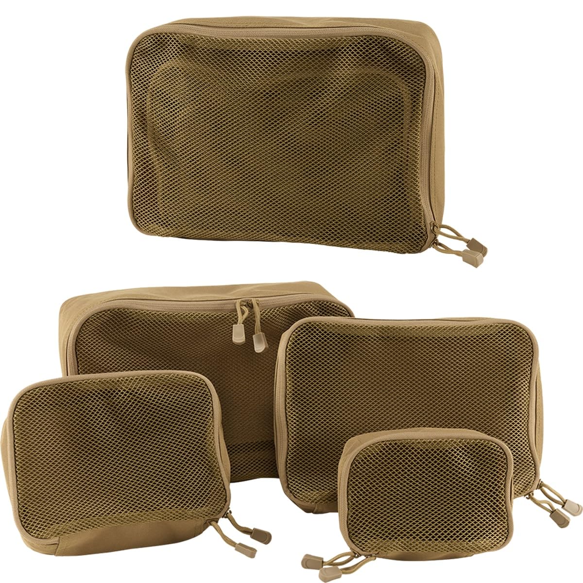 US Cooper Packing Cubes, Camel