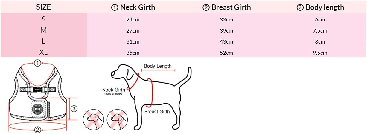 Blitzen Harness B Hundegeschirr, S Rot Kariert