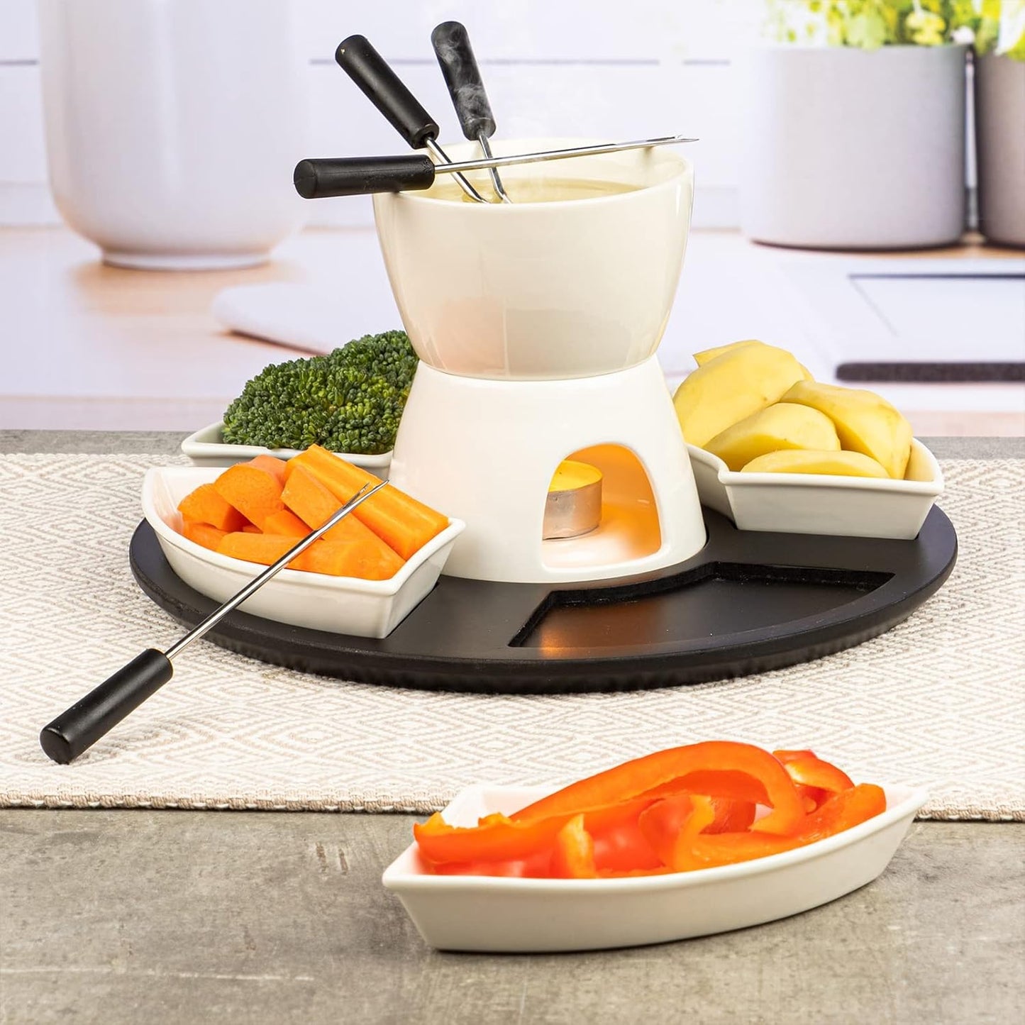 11-teiliges Fondue-Set