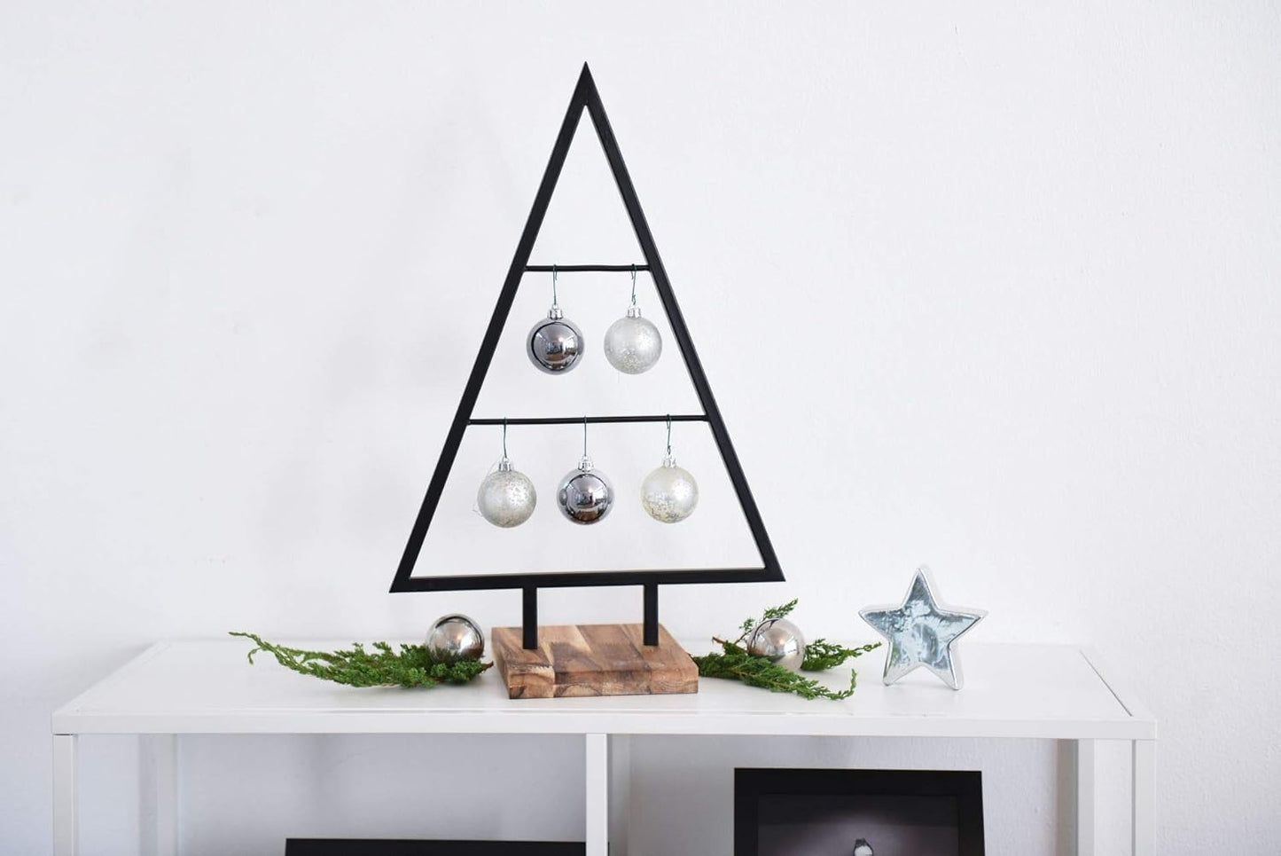 Dekoweihnachtsbaum Noel, 58 cm Schwarz