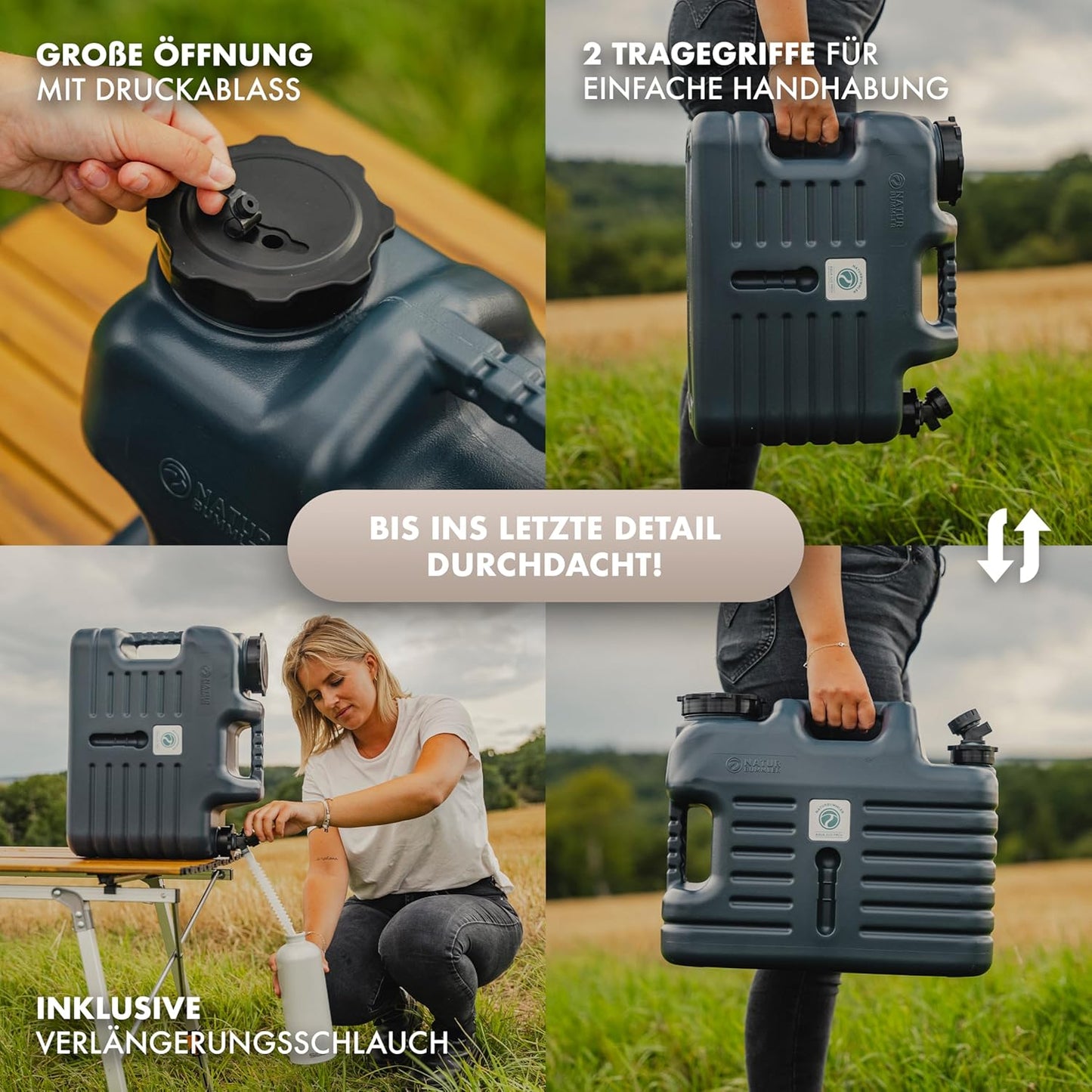 Aqua Jug Pro+ Wasserkanister mit Hahn & Druckablass, Aqua Jug Pro+