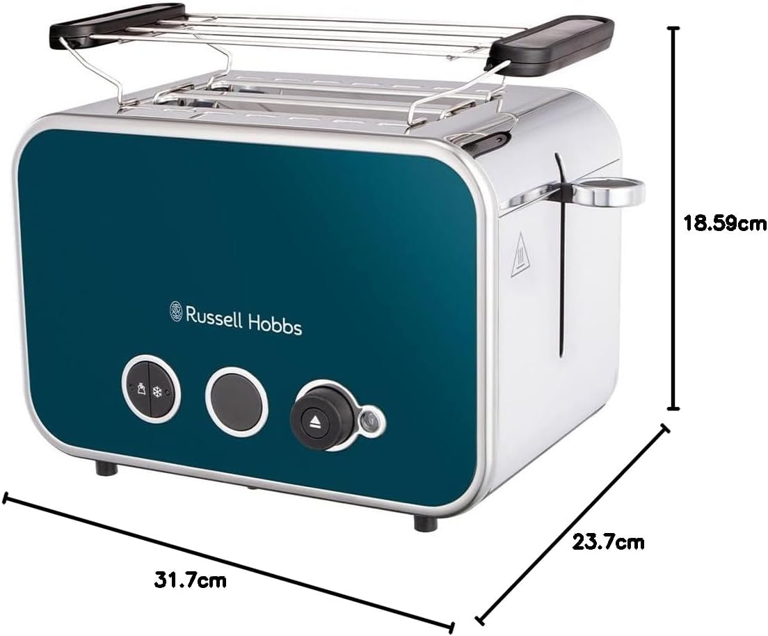Toaster für 2 Scheiben mit Brötchenaufsatz, Toaster