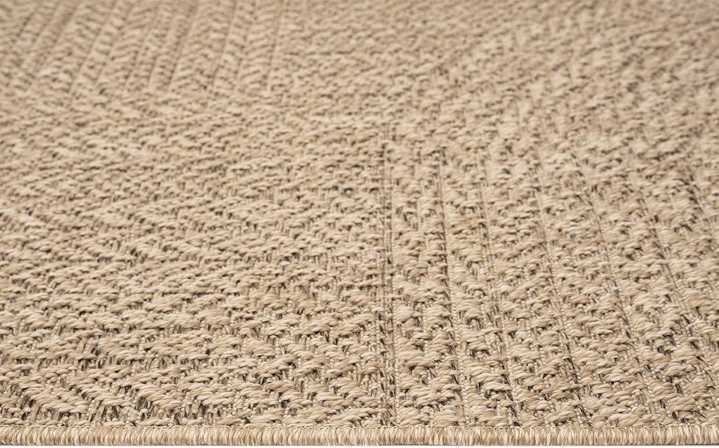 Wetterfester Outdoor-Teppich, 240 x 340 cm Natur-6
