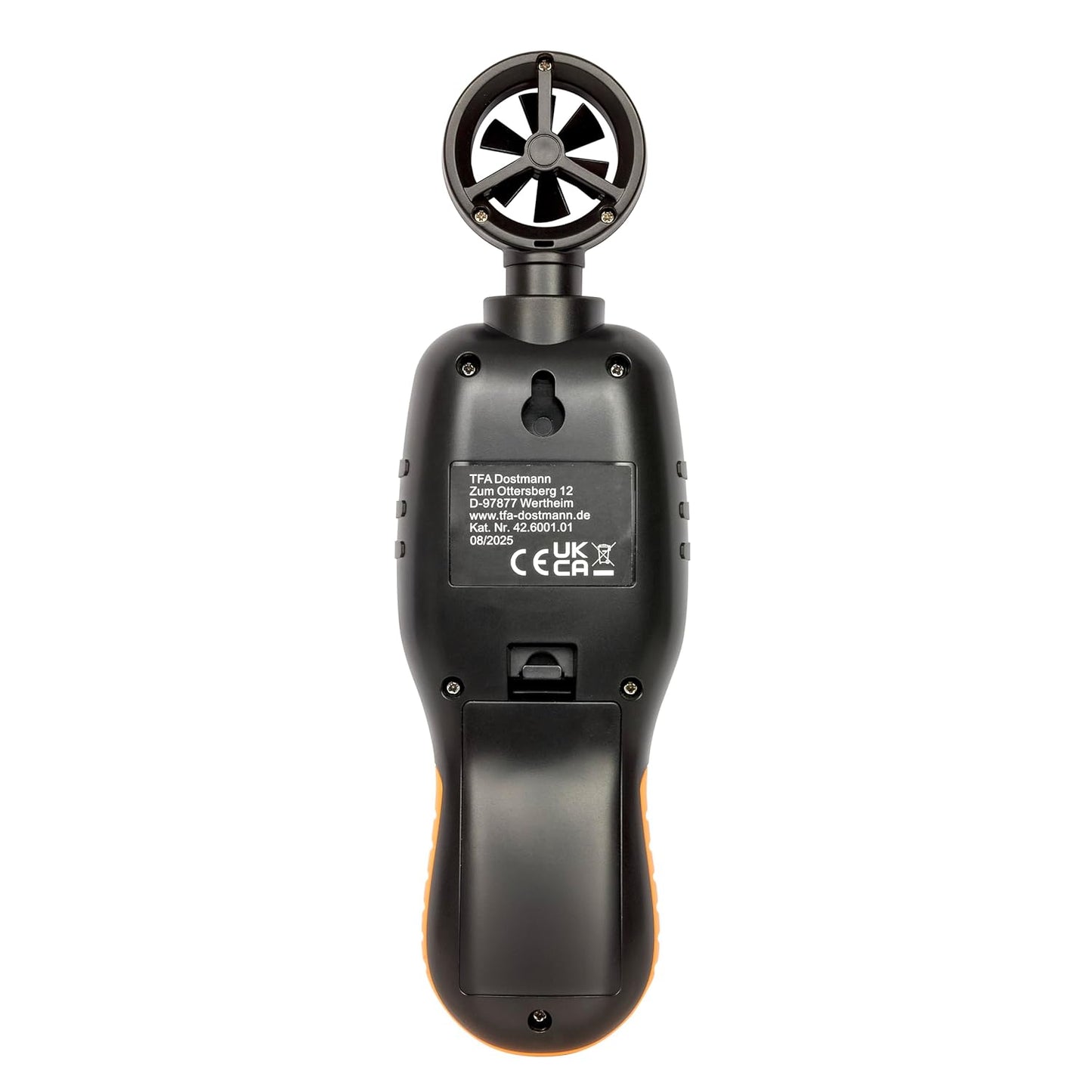 Digitaler Windmesser mit Temperaturanzeige