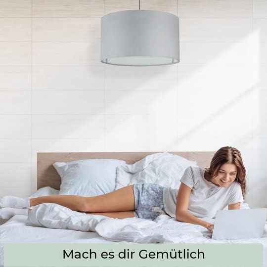 Lampenschirm, Grau Ø40cm | Höhe 25cm