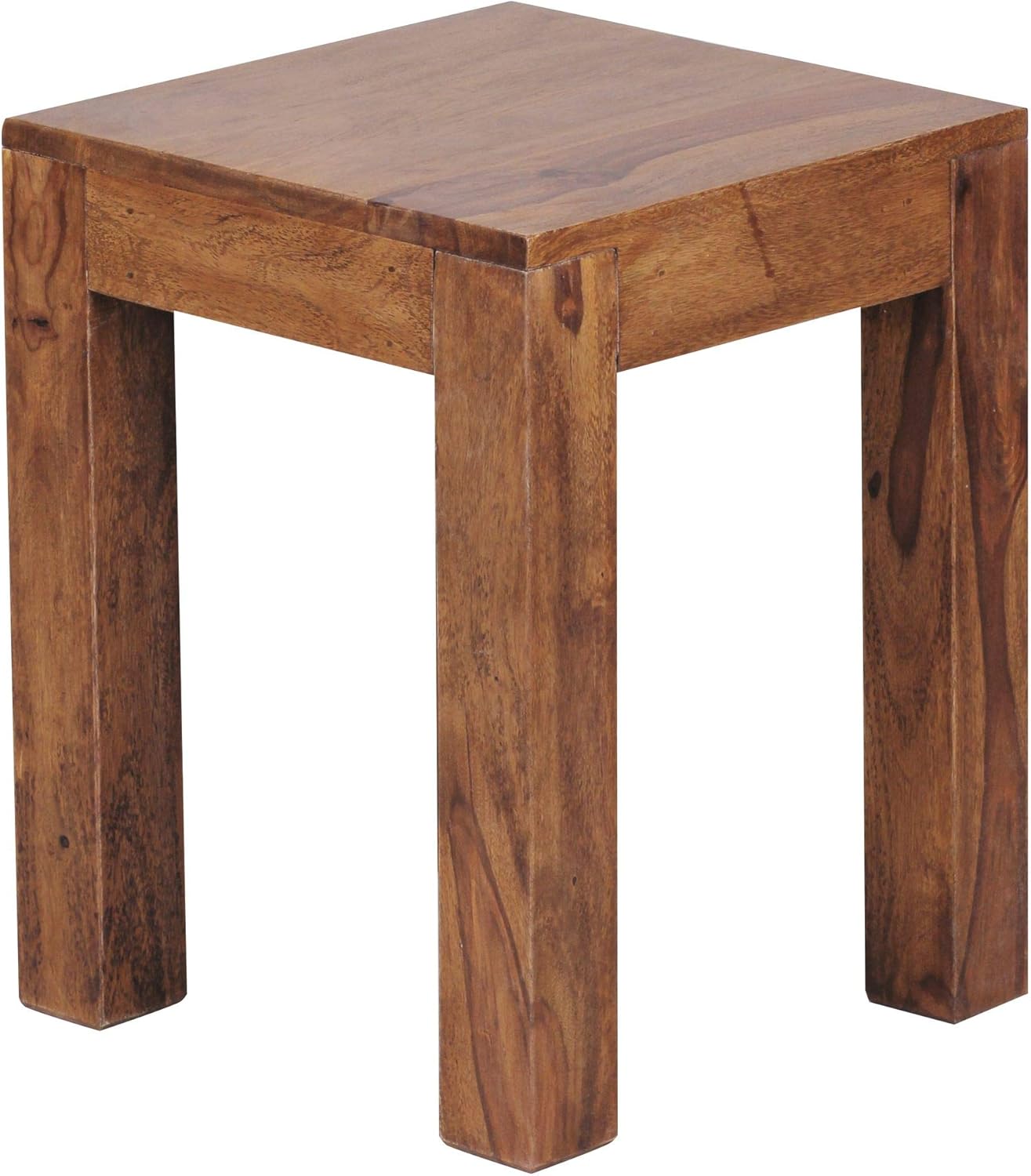 Massivholz-Tisch NAKO, Braun 35 x 35 x 45