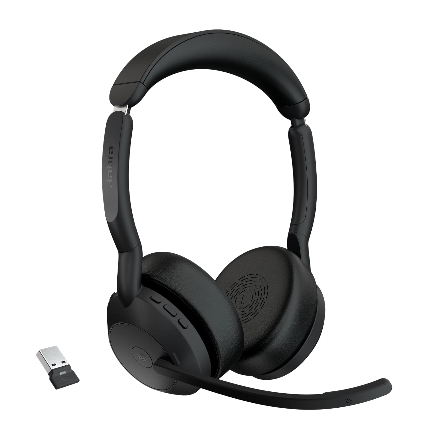 Evolve2 55 MS Stereo, Stereo USB-A Adapter - Ohne Halterung Optimiert für Microsoft Teams