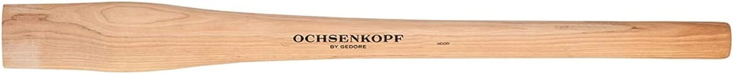 OX E-99 H-0750 Ersatzstiel, Hickory, Knauf, 750 mm, Ersatzstiel für OX 18 H