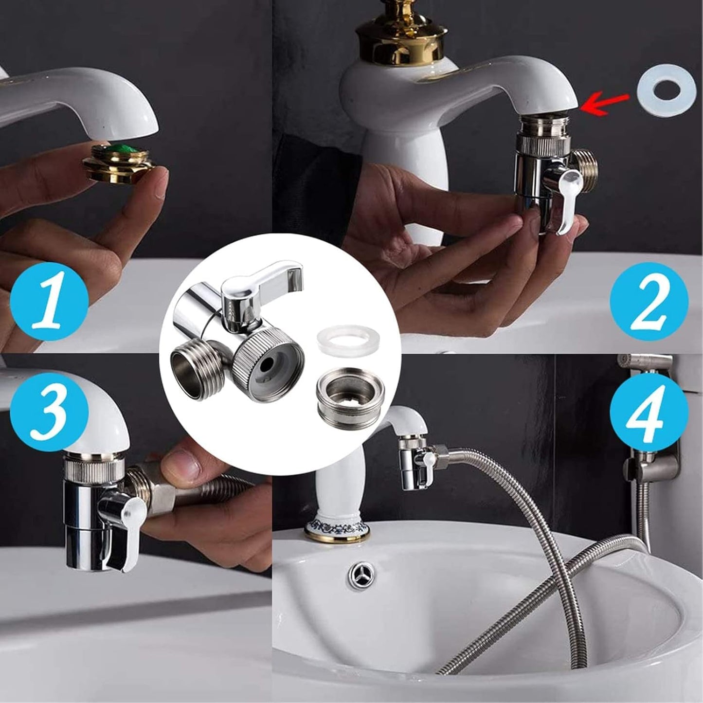 Handbrause für Küchenspüle oder Waschbecken
