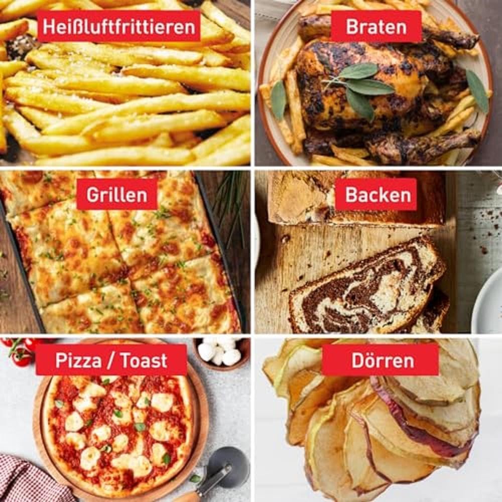 Easy Fry Multifunction FW6058, 20 L – Multifunktionsofen mit Touchscreen