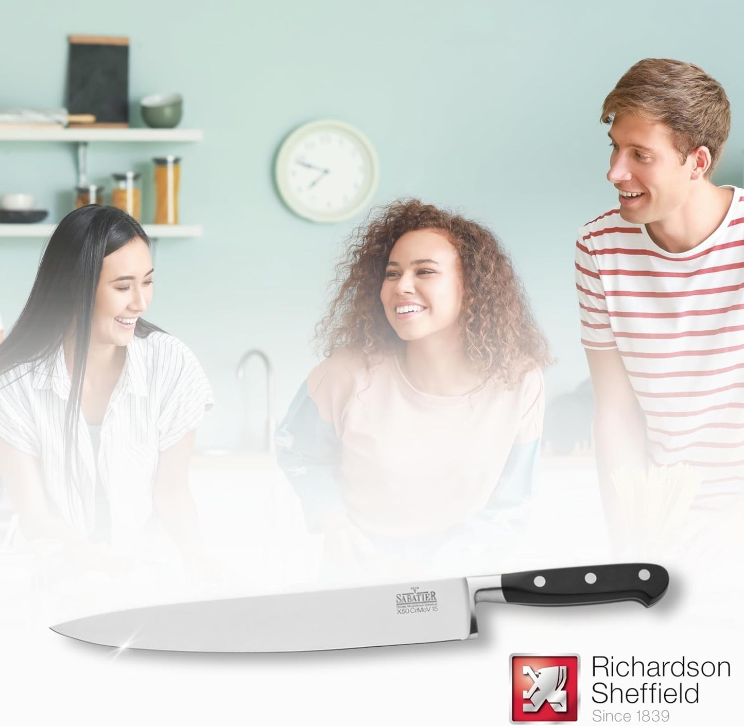 V Sabatier Kochmesser, Kochmesser 25cm