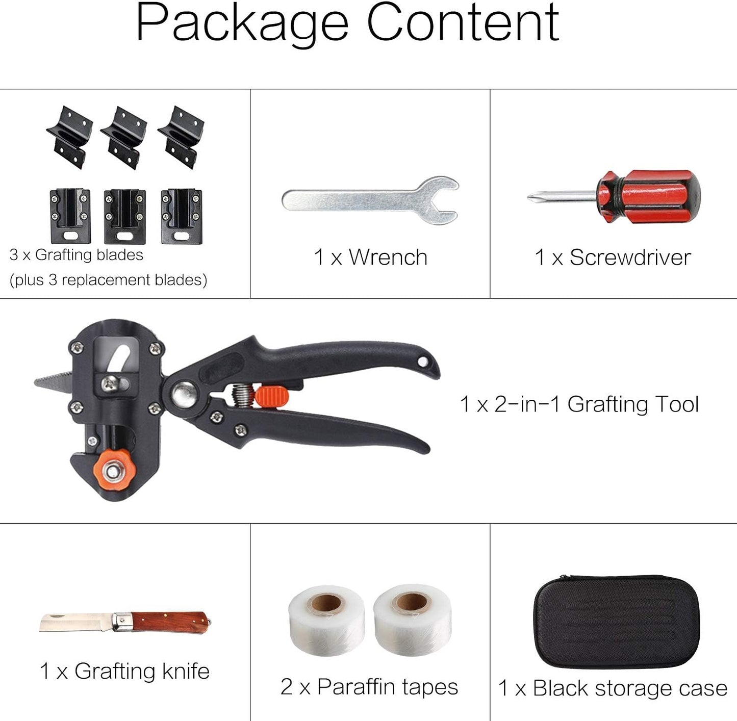 Pfropfschere Set