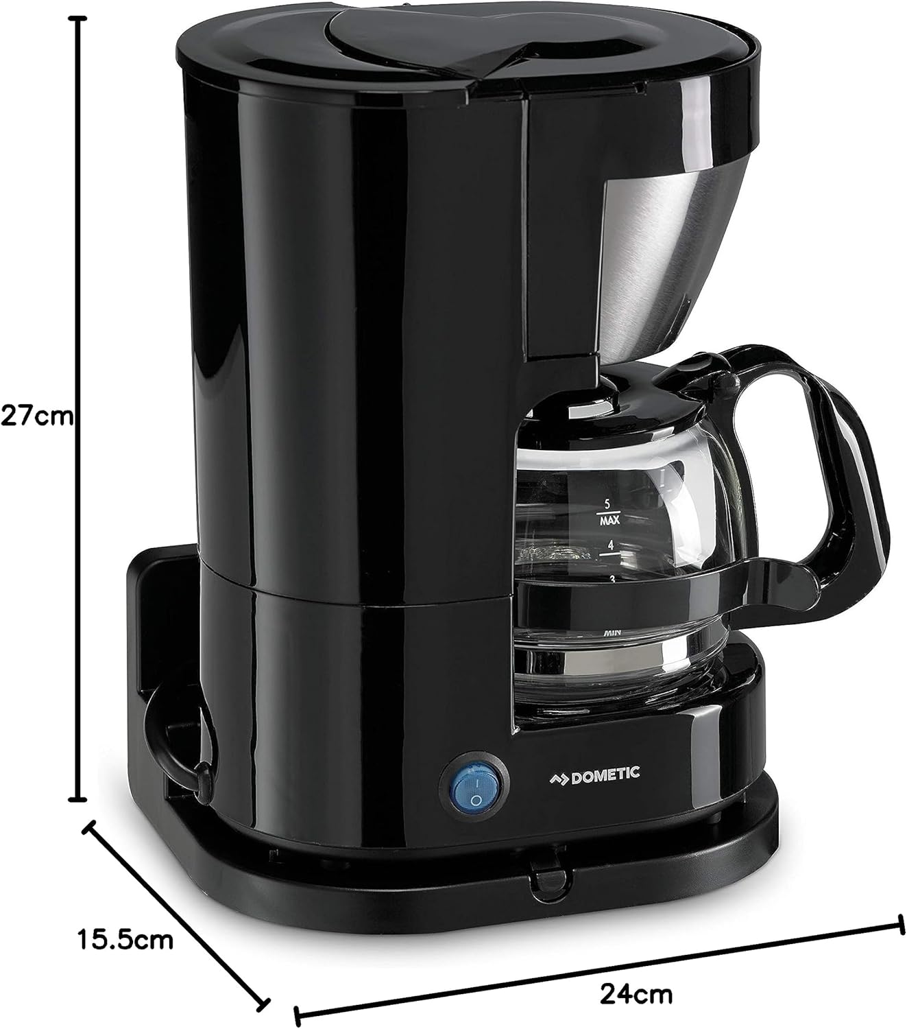 Kaffeemaschine 5-Tassen 12V für Auto/LKW, 12 V MC 05 Single