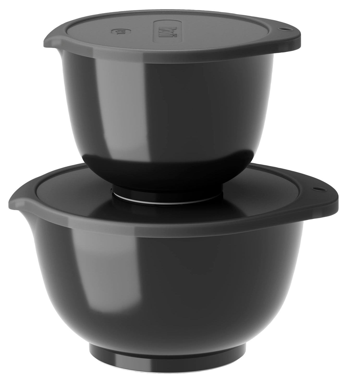 4-teiliges Rührschüssel-Set Margrethe, One Size Black Edition