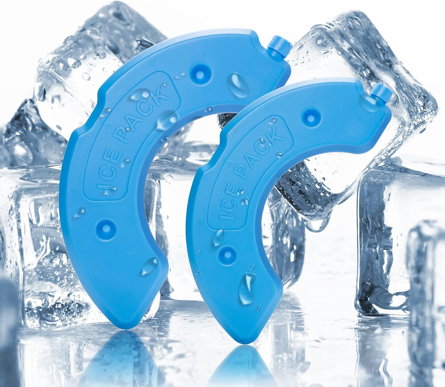 2 Stück Ersatz-Kühlakkus für Frost Futterspender, Z-Ersatz-Eisbeutel