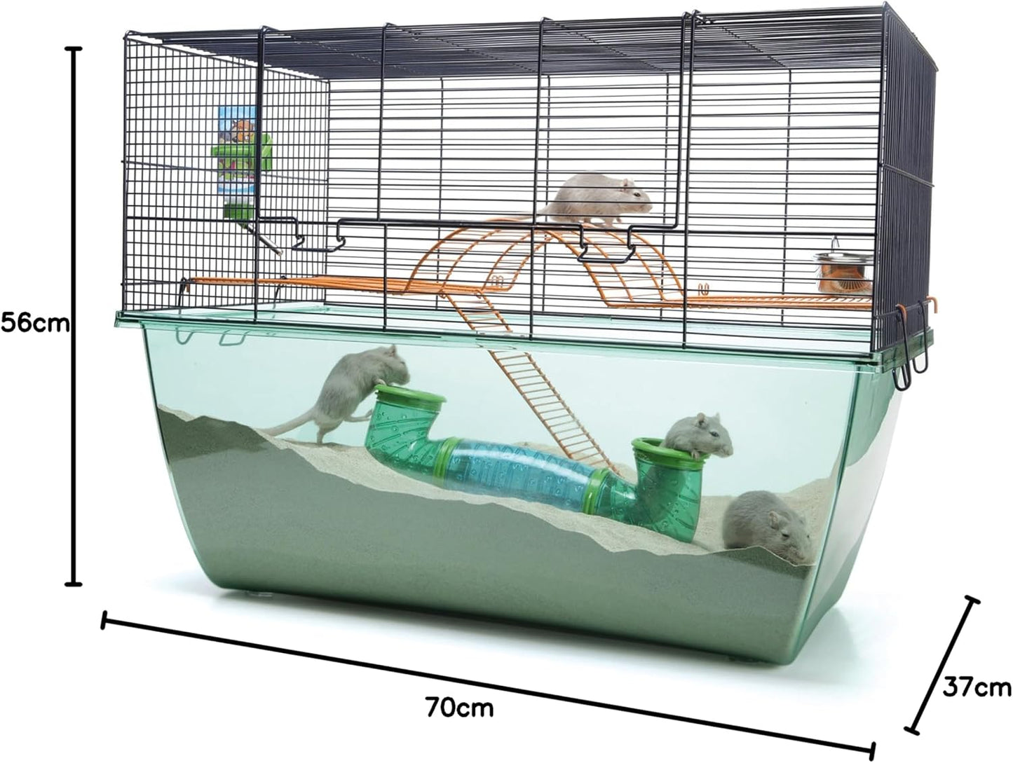 Nagerheim Habitat (70x37x51 cm)
