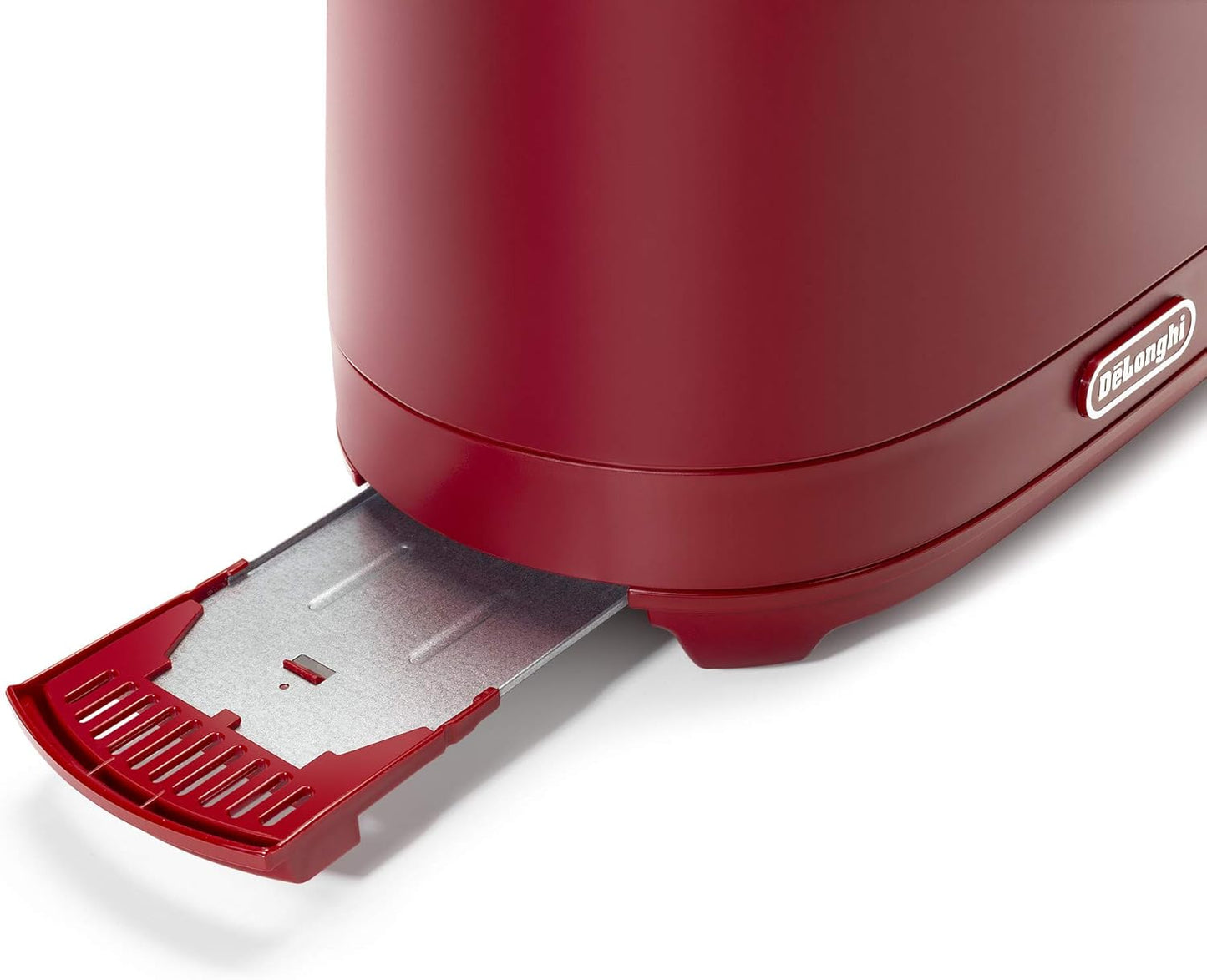 Toaster mit Zange, Rot