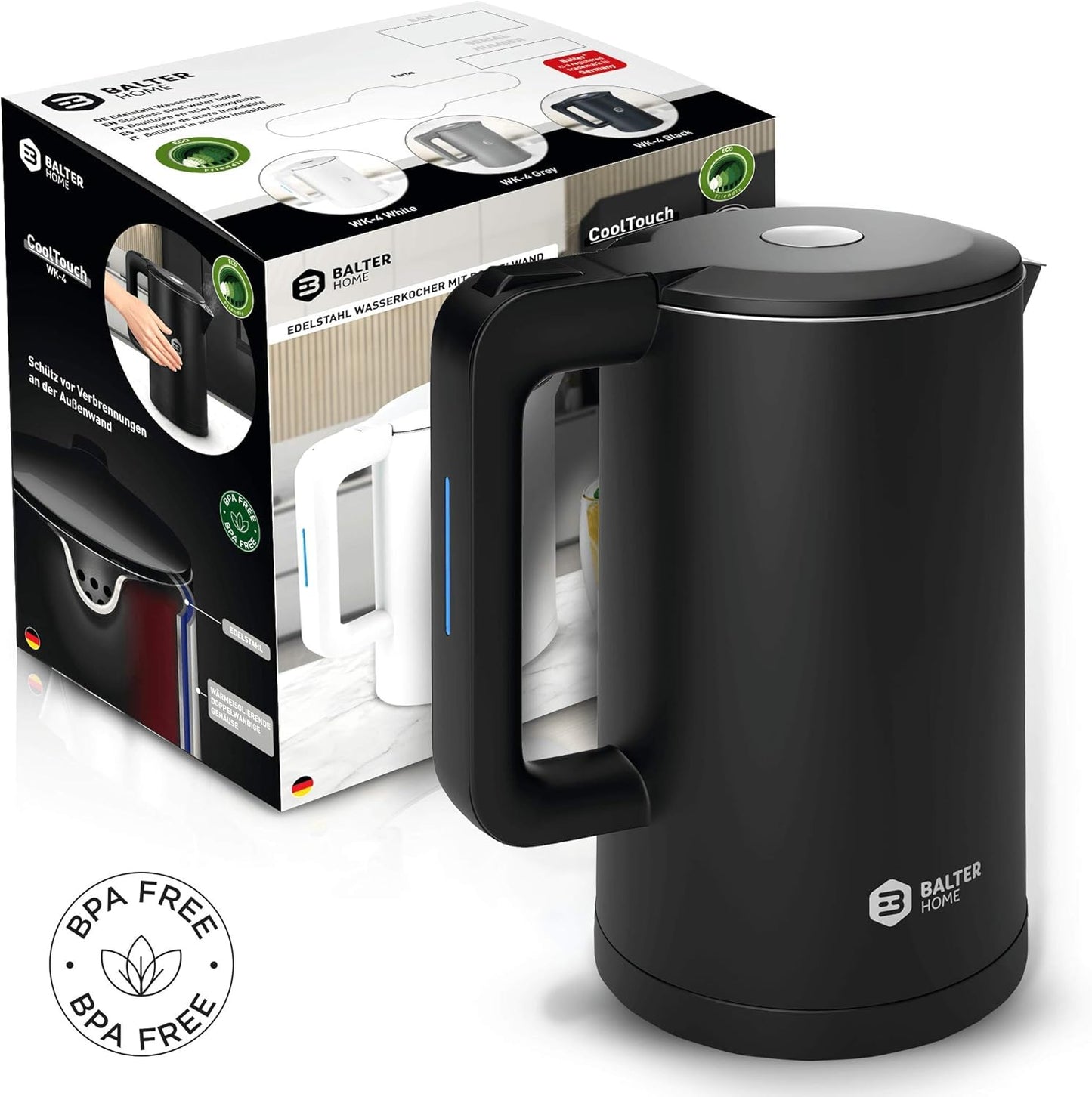 WK-4 Wasserkocher, Black