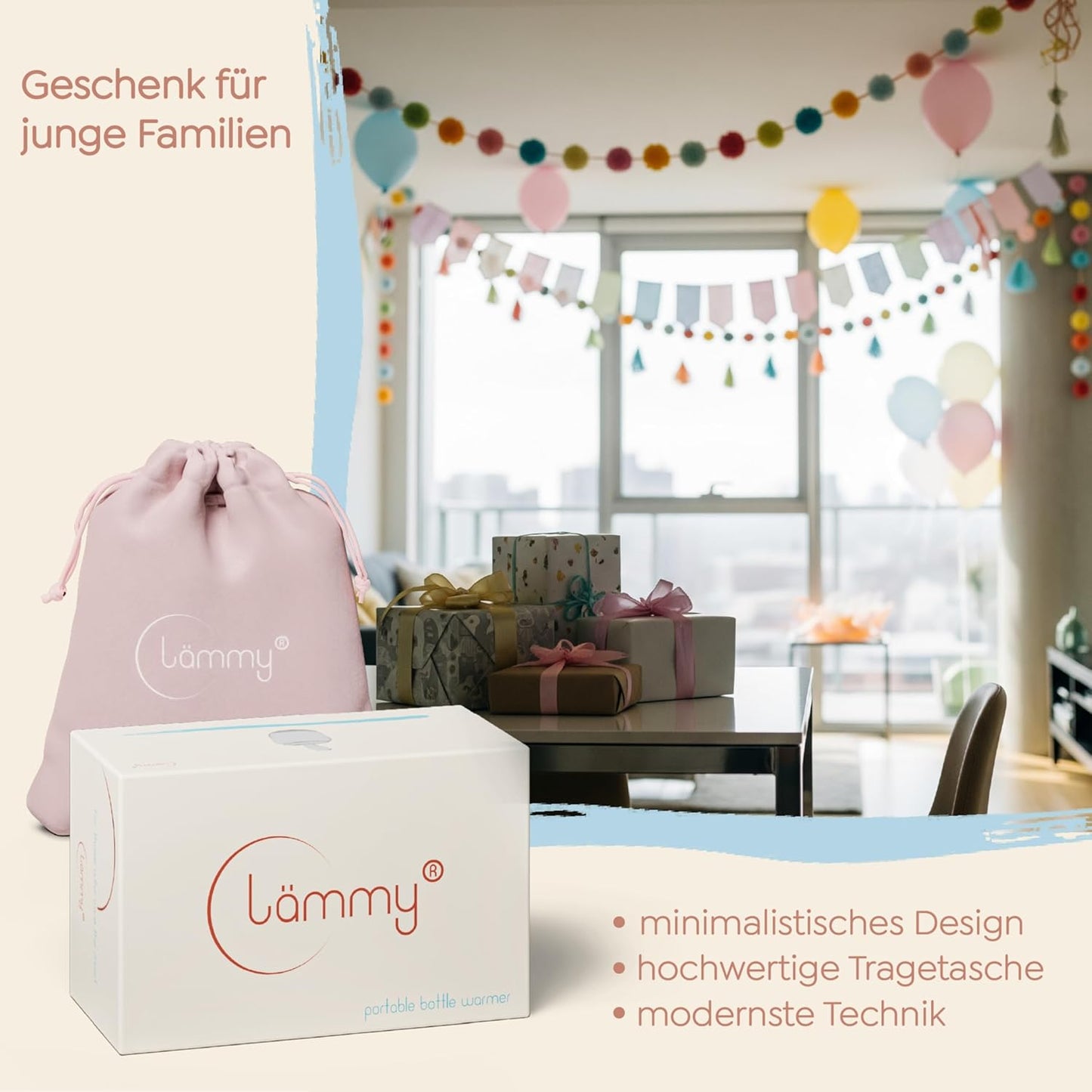 Tragbarer Flaschenwärmer