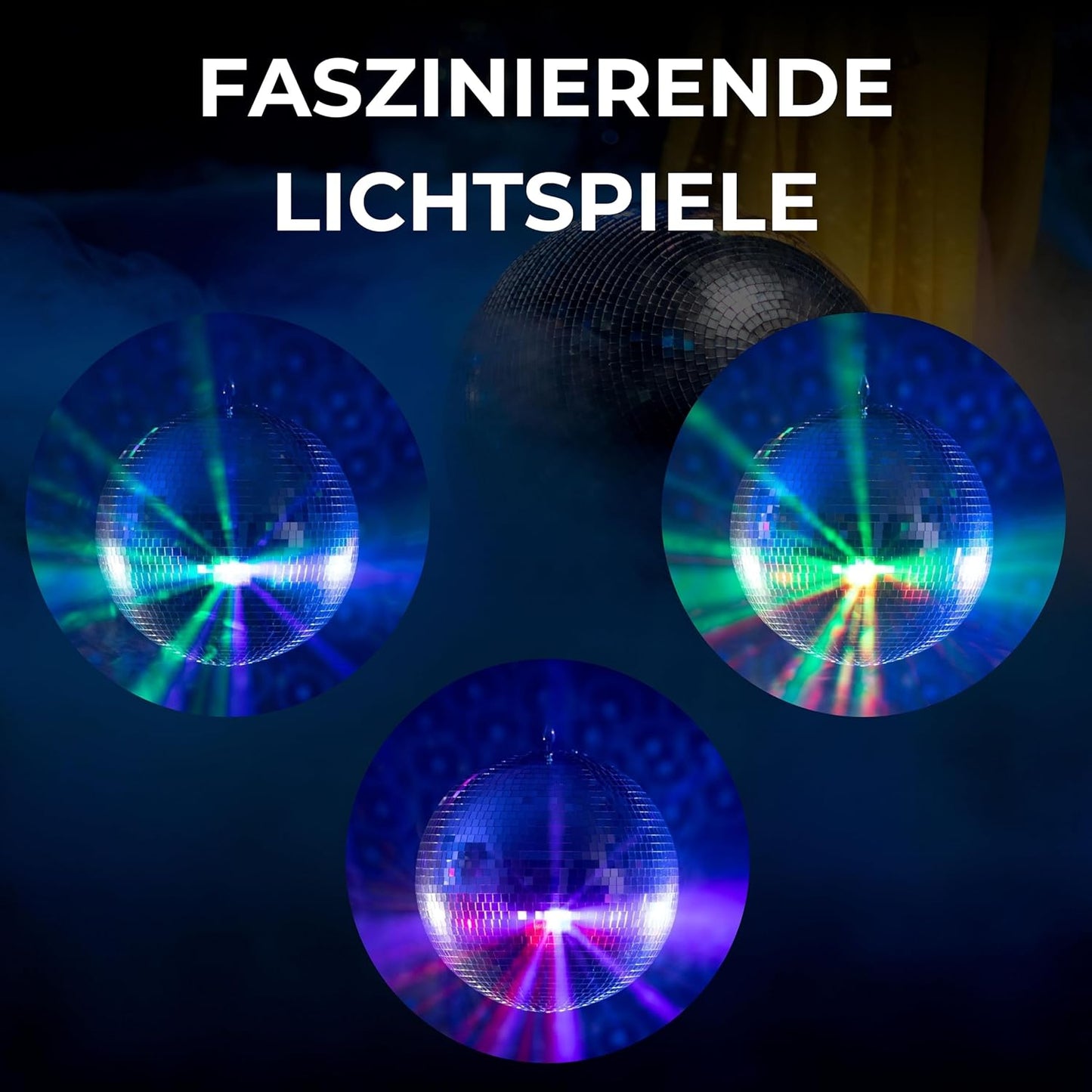 Discokugel, Spiegelkugel 30cm