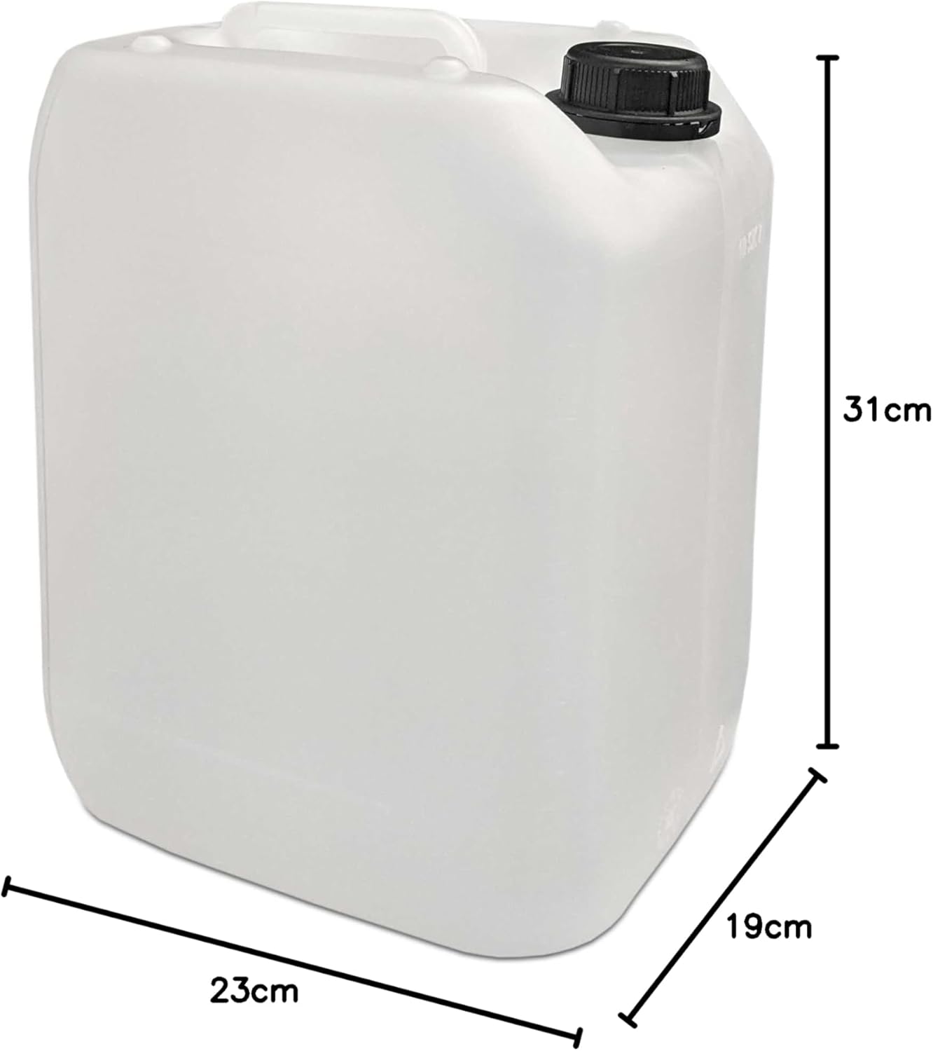 4er-Set 10L Wasserkanister, 4x10 Liter DIN 45