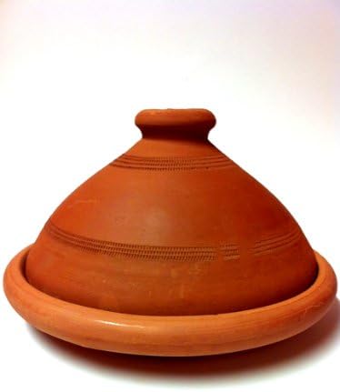 Marokkanischer Tajine-Topf inkl. Kochbuch, Ø 30cm, für 4-5 Personen