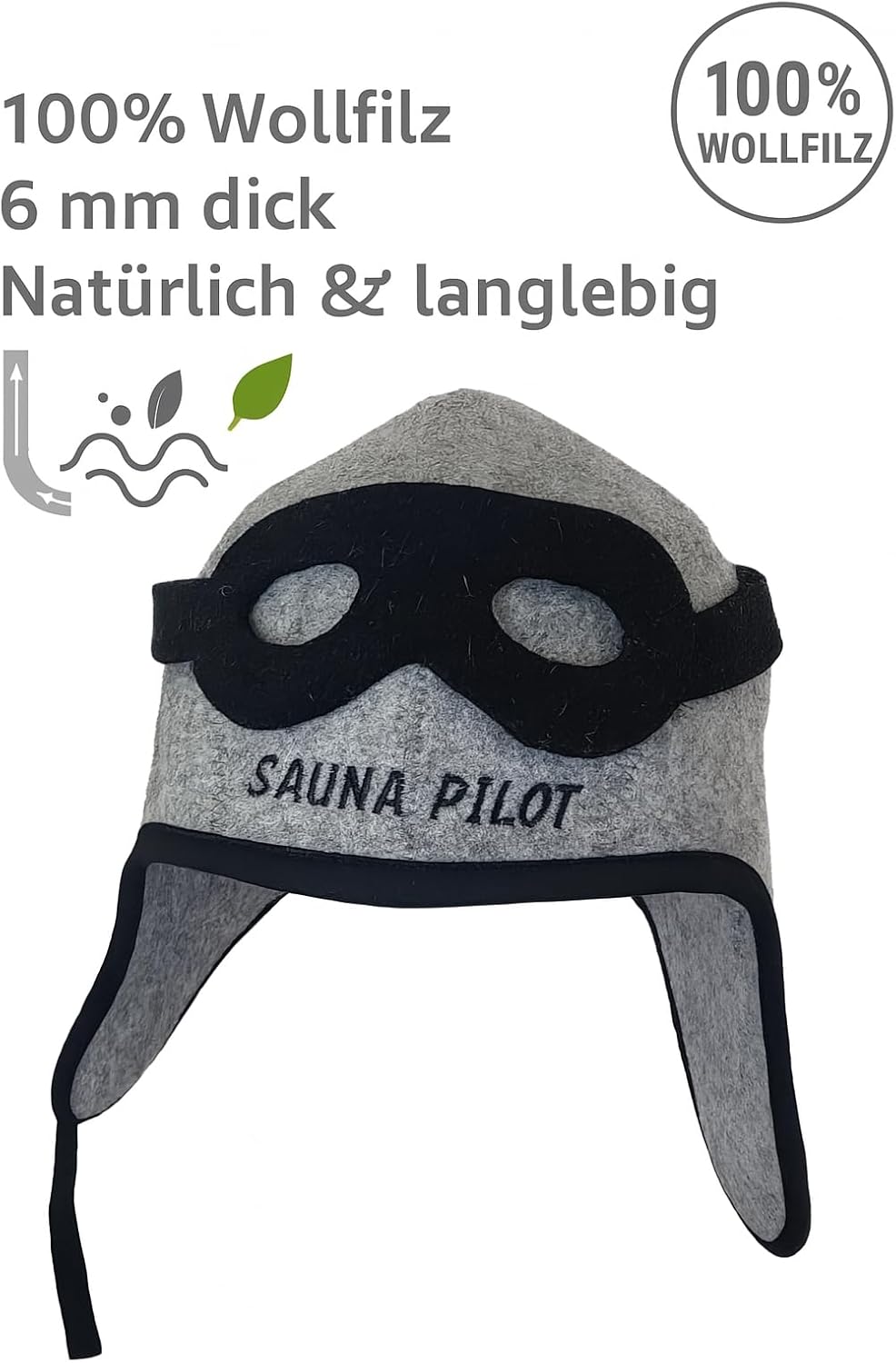 Saunahut Piloten-Stil