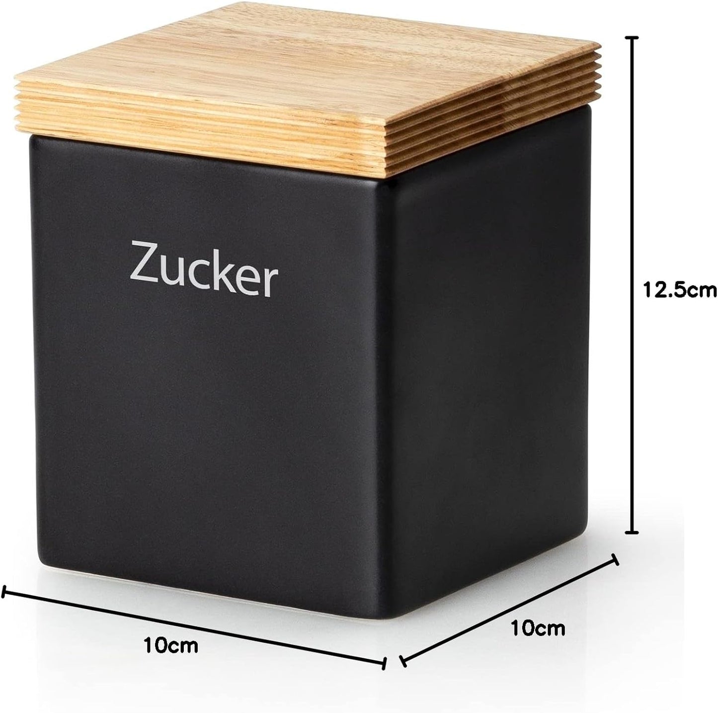 Vorratsdose für Zucker (800ml), 10 x 10 x H12,5 cm