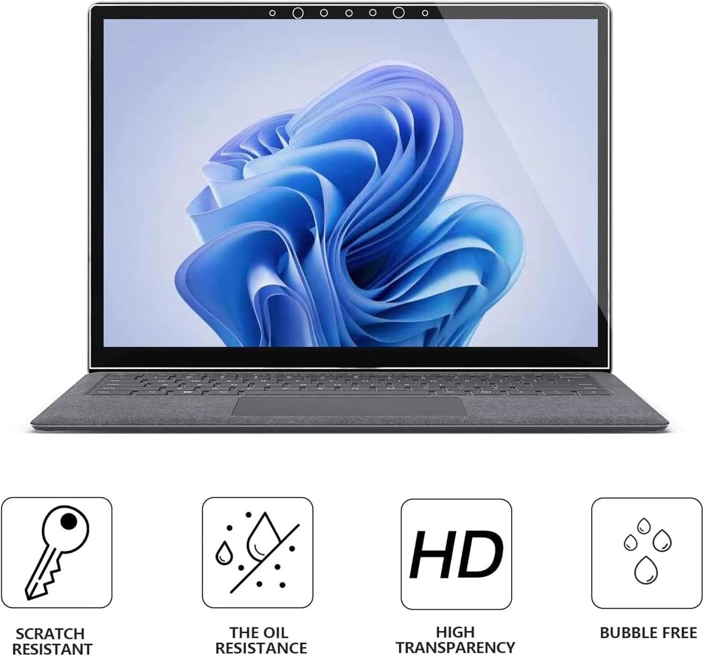 Displayschutzfolie für Surface Laptop 3/4/5/6 (15 Zoll)