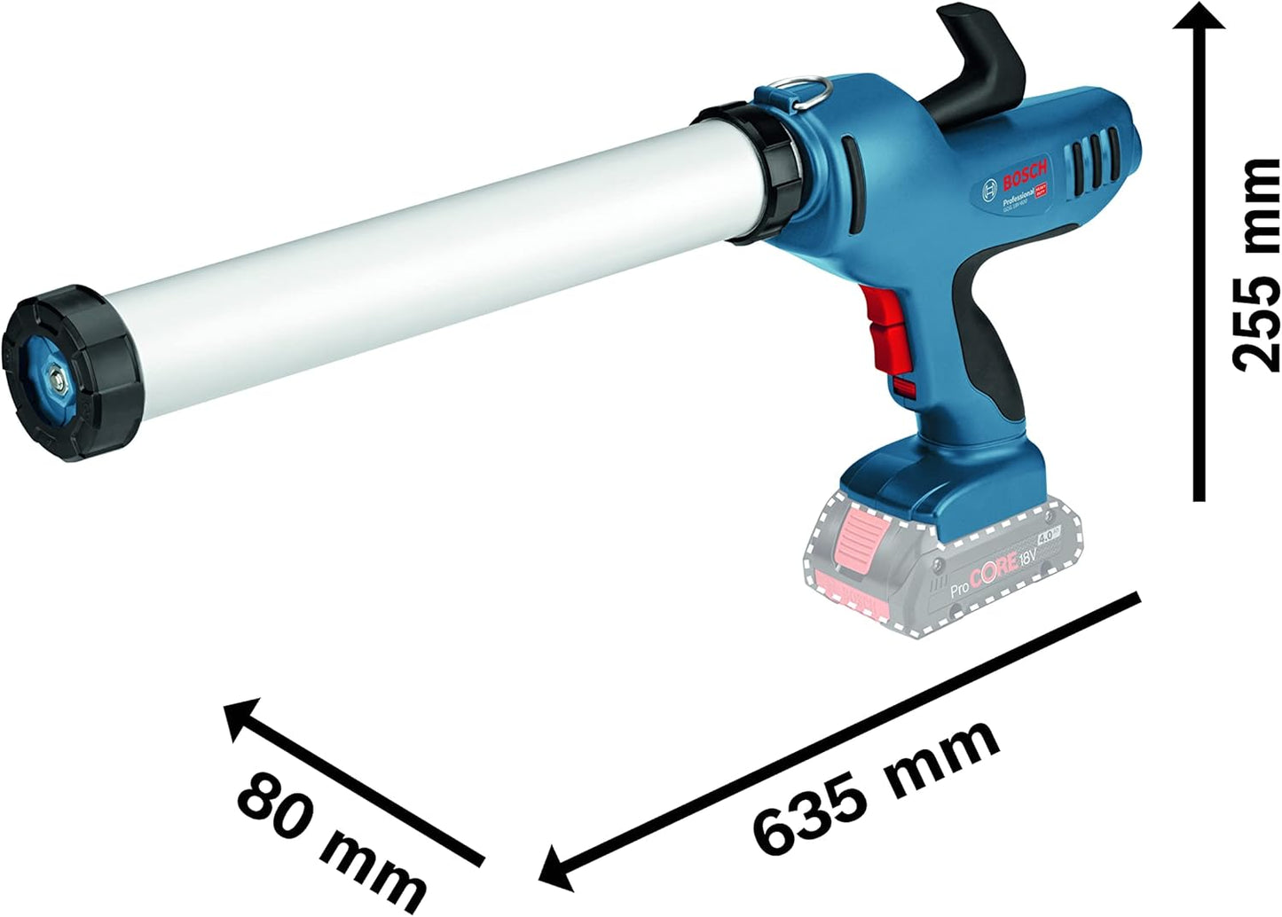 Akku Kartuschenpresse Professional GCG 18V-600