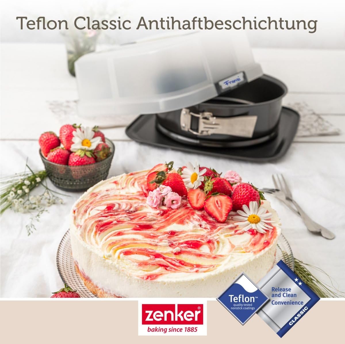Click & Go 24er Springform mit Haube, 24er Springform mit Haube
